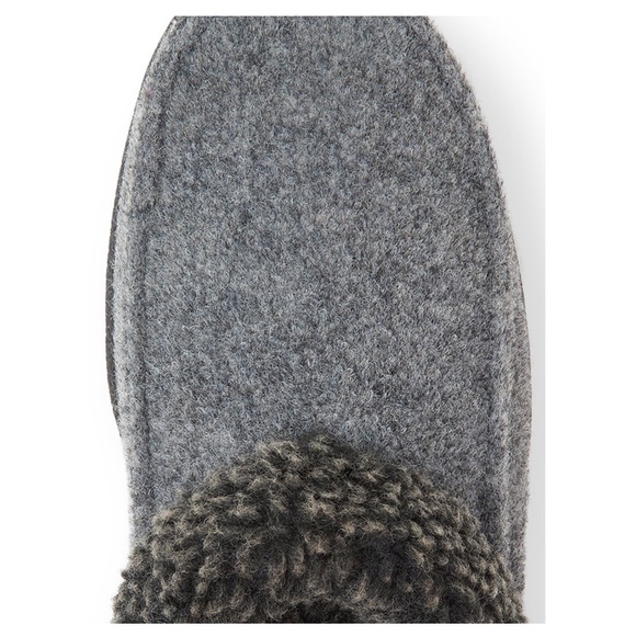 Mens DEARFOAMS Slippers Size Small 7-8 Cozy Comfort Memory Foam Gray New - Picture 3 of 11